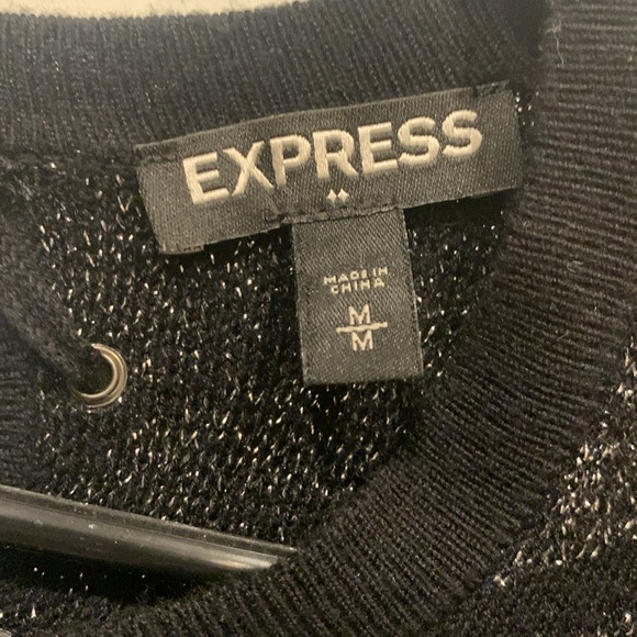 #69 Express Sweater party bodycon dress Size M, has stretch. Midi. - Picture 4 of 4